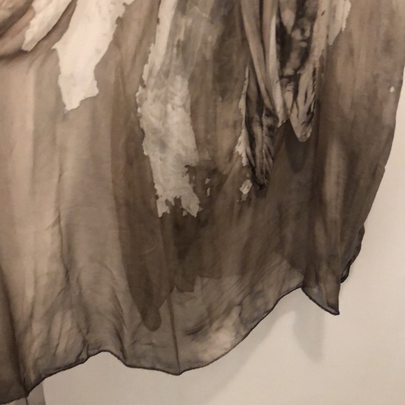 Flowy Grecian style maxi silk lined dress - Picture 7 of 10